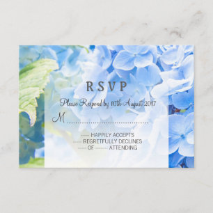 Romantischer blauer Himmel, RSVP-Karte anfordern RSVP Karte
