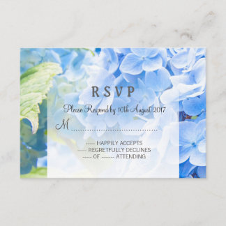 Romantischer blauer Himmel, RSVP-Karte anfordern RSVP Karte