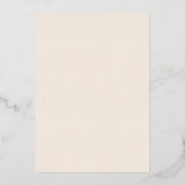 Romantischer blauer rosa Leuchtturm Folieneinladung (Rückseite)