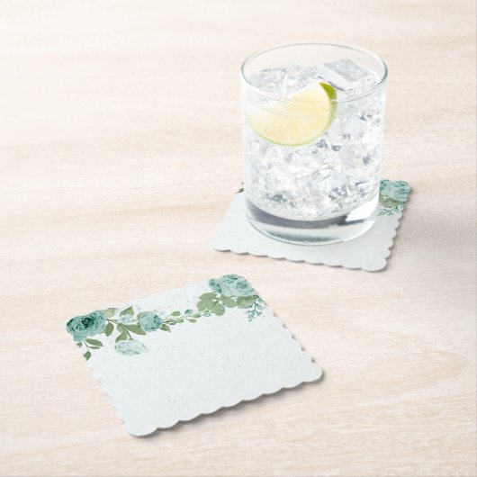 Romantischer blauer Untersetzer (Vor Ort)