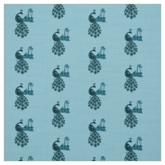 Romantischer Blaupfau Stoff (Muster)