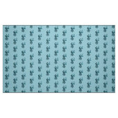 Romantischer Blaupfau Stoff (Fat Quarter (45,7 x 55,9 cm))