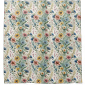 Romantischer Blumen-Vorhang Pastell-Geschenk für E Duschvorhang (Vorderseite)