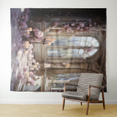 Romantischer Blumenarm Wandteppich (Beispiel (Horizontal))