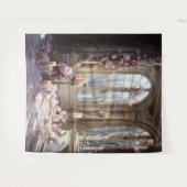 Romantischer Blumenarm Wandteppich (Vorderseite (Horizontal))