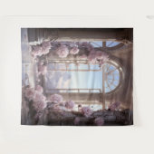 Romantischer Blumenarm Wandteppich (Vorderseite (Horizontal))