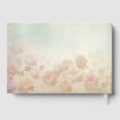 Romantischer Blumenbrief an die Braut Elegant Mode Gästebuch (Rückseite)