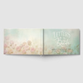 Romantischer Blumenbrief an die Braut Elegant Mode Gästebuch (Voll)