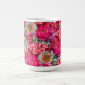 Romantischer Blumengarten Kaffeetasse (Mittel)