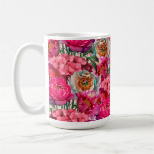 Romantischer Blumengarten Kaffeetasse