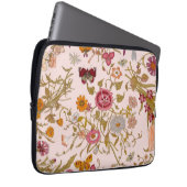 Romantischer Blumengarten Laptopschutzhülle (Vorne Rechts)