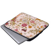 Romantischer Blumengarten Laptopschutzhülle (Vorne Knopf)