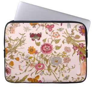 Romantischer Blumengarten Laptopschutzhülle