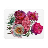Romantischer Blumengarten Magnet (Horizontal)