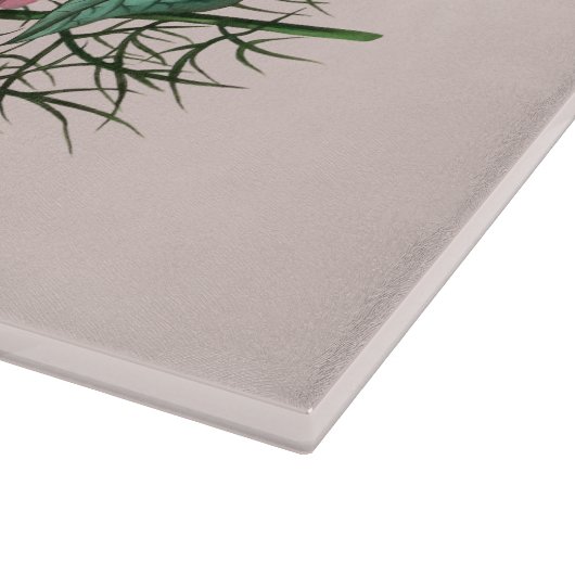 Romantischer Blumengarten Schneidebrett (Ecke)