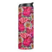 Romantischer Blumengarten Thermosbecher (Nach links gedreht)