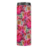 Romantischer Blumengarten Thermosbecher (Rückseite)