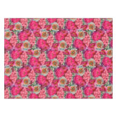 Romantischer Blumengarten Tischdecke (Vorderseite (Horizontal))