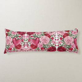 Romantischer Blumenkissen Seitenschläferkissen