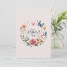 Romantischer Blumenreath zum Muttertag