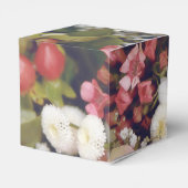 Romantischer Blumenstrauß Geschenkschachtel (Rückseite)
