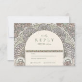 Romantischer Blumenstrauß Save the Date Hochzeit RSVP Karte (Vorderseite)