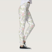 Romantischer Chic Rosa Blüten Leggings (Rechts)