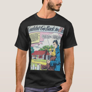 Romantischer Comic aus den 1950er Jahren T-Shirt