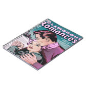 Romantischer Comic-Cover Notizblock (Linke Seite)
