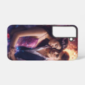 Romantischer Couple Art Phone Case Samsung Galaxy Hülle (Rückseite (Horizontal))