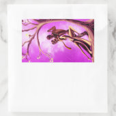 Romantischer Couple Dance Tango Rechteckiger Aufkleber (Tasche)