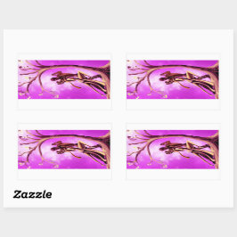 Romantischer Couple Dance Tango Rechteckiger Aufkleber