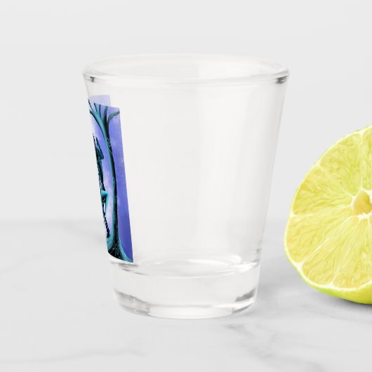 Romantischer Couple Dance Tango Schnapsglas (Rechts)