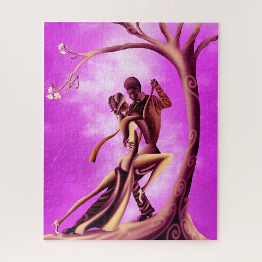 Romantischer Couple Dance the Tango Jigsaw Puzzle (Vertikal)