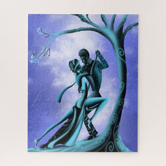 Romantischer Couple Dance the Tango Jigsaw Puzzle (Vertikal)