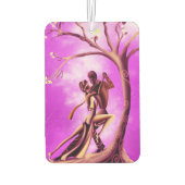 Romantischer Couple Dance under Midnight Tree Autolufterfrischer (Rückseite)