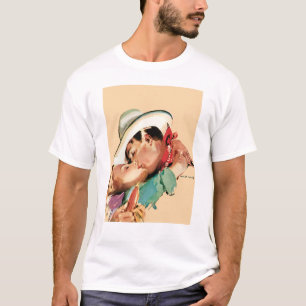 Romantischer Cowboy T-Shirt