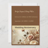 Romantischer Dreamy Floral Hochzeitstag Einladung (Vorderseite)