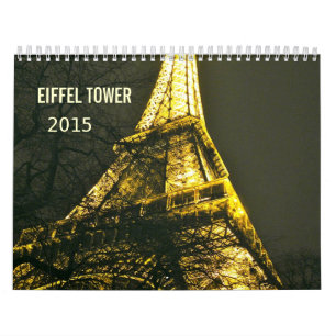 Romantischer Eiffelturm Paris 2015 Kalender