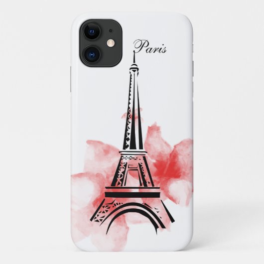Romantischer Eiffelturm Paris Case-Mate iPhone Hülle (Rückseite)