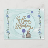 romantischer Elefant Postkarte (Vorderseite)