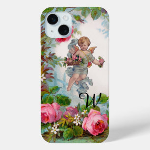ROMANTISCHER ENGEL, DER ROSA ROSEN UND BLUMEN SAMM Case-Mate iPhone HÜLLE