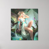 Romantischer Engel Leinwanddruck (Vorderseite)