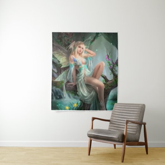 Romantischer Engel Wandteppich (Beispiel)