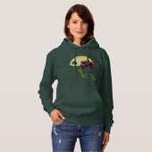 Romantischer Erwachsener Pullover Hoodie mit Sonne (Vorne ganz)