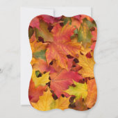 Romantischer Fall in Liebe Foliage Arrows Wedding Einladung (Rückseite)