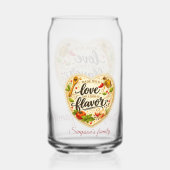 Romantischer Familienbrauch – Kochen mit Liebe   Dosenglas (Rückseite)