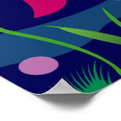 Romantischer Fisch Kiss Poster (Ecke)