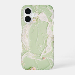 Romantischer Floral Lace Phone Case iPhone 16 Hülle