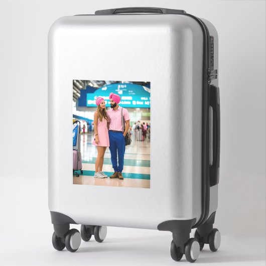 "Romantischer Flughafen Abschied: Turbanied Prince Aufkleber (Koffer)